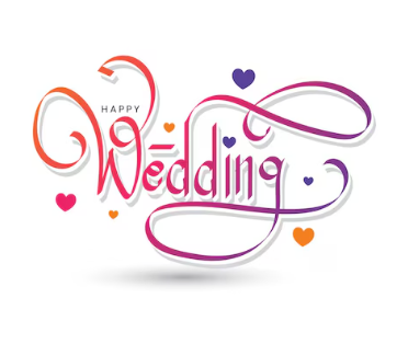 English Wedding Card